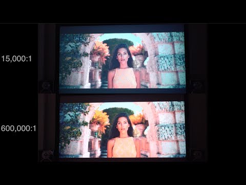 Projector Contrast Ratio Comparison (Theater Lighting)