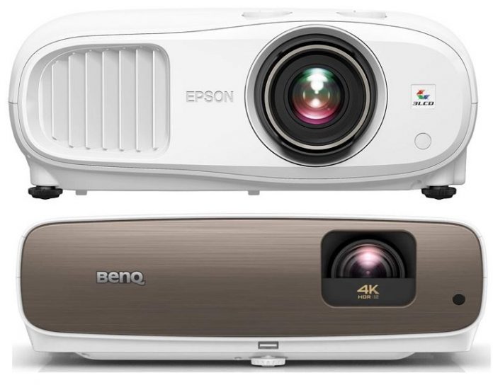 Epson 3800 vs BenQ HT3550 Comparison Projector Top