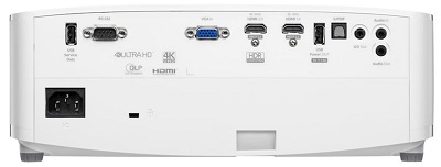 Optoma UHD30 connections