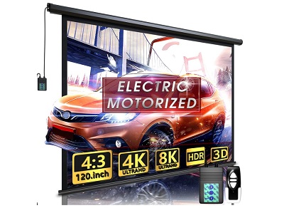 best budget motorized projector screen