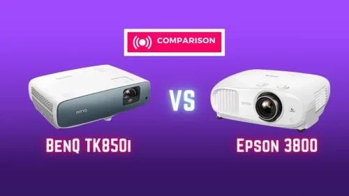 BenQ TK850i vs Epson 3800 comparison