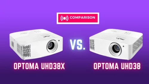 Optoma UHD38X vs UHD38 comparison